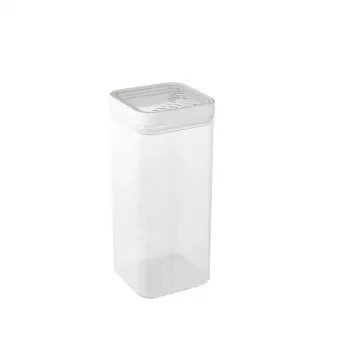CURVER Kara Vorratsbehälter für trockene Lebensmittel 1,8L Transparent/Weiß