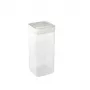 CURVER Kara Vorratsbehälter für trockene Lebensmittel 1,8L Transparent/Weiß
