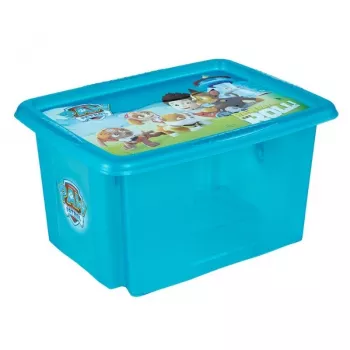 KEEEPER Aufbewahrungsbox mit Deckel 15L Karolina Paw Patrol 38x29,5x20,5 cm Hellblau