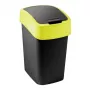Curver Flip Bin 9L Schwarz und Gelb Abfallbehälter
