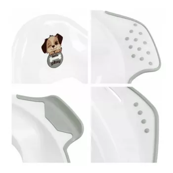 keeeper Toilettentrainer mit Antirutsch-Funktion 'Ewa Dogs' Weiß 30x40x15cm