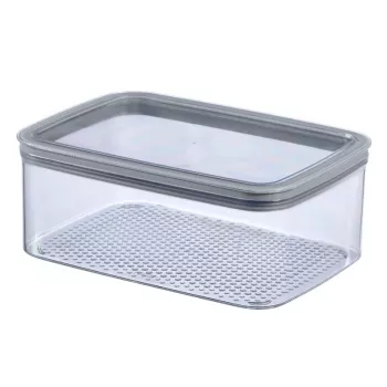 CURVER MasterSeal Dry Rechteckiger Lebensmittelbehälter 2,3L Transparent mit Roter Dichtung
