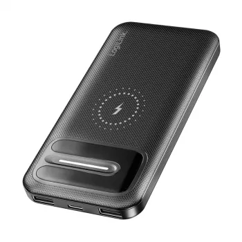 LogiLink PA0343RF Wireless Powerbank 10000 mAh Schwarz