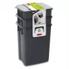 CURVER Biobox Abfalleimer-Set 2x10L + 6L Grau