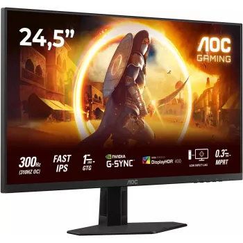 AOC 25G4SRE 24,5 inch Full HD IPS Gaming-Monitor, 180Hz, 0,5ms, DisplayHDR 400, FreeSync Premium, höhenverstellbarer Monitor AOC 25G4SRE