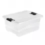 keeeper Crystalbox Cornelia Aufbewahrungsbox mit Deckel, 12 L, Transparent, 39,5 x 29,5 x 17,5 cm