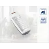 LEIFHEIT Parmesan-Käsereibe Rotary Feine Edelstahl-Trommel Weiß Grau Manuell