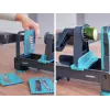 LEIFHEIT Table Scroll Cutter wandmontierter Folien- und Frischhaltefolien-Spender, Weiß
