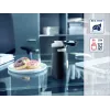 LEIFHEIT Thermo Mug Flip 350 ml Schwarz vakuumisolierter Reisebecher mit Flip-Top-Deckel