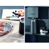 LEIFHEIT Thermo Mug Flip 350 ml Schwarz vakuumisolierter Reisebecher mit Flip-Top-Deckel