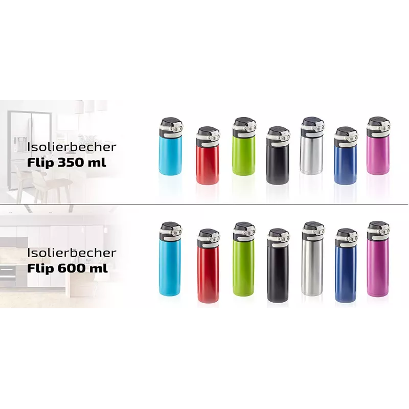 LEIFHEIT Thermo Mug Flip 600ml Rot