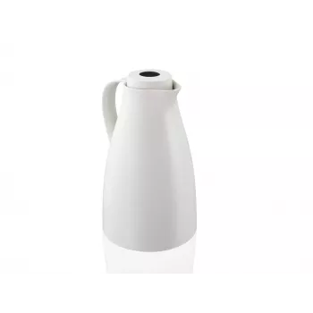 LEIFHEIT Thermos Harmonic Weiße Vakuum-Isolierkanne, 1 L