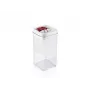 LEIFHEIT Fresh&Easy Lebensmittelaufbewahrungsbehälter 1,2 L, luftdicht, BPA-frei, transparent mit weiß/grauem Deckel