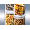 LEIFHEIT Fresh&Easy Lebensmittelaufbewahrungsbehälter 1,2 L, luftdicht, BPA-frei, transparent mit weiß/grauem Deckel