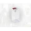 LEIFHEIT Fresh&Easy Lebensmittelaufbewahrungsbehälter 1,2 L, luftdicht, BPA-frei, transparent mit weiß/grauem Deckel
