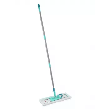 LEIFHEIT Profi XL Micro Duo 42 cm Bodenwischer mit klappbarem Stiel