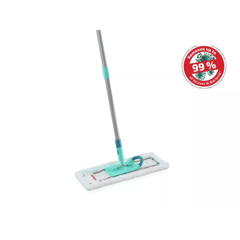 LEIFHEIT Profi XL Micro Duo 42 cm Bodenwischer mit klappbarem Stiel