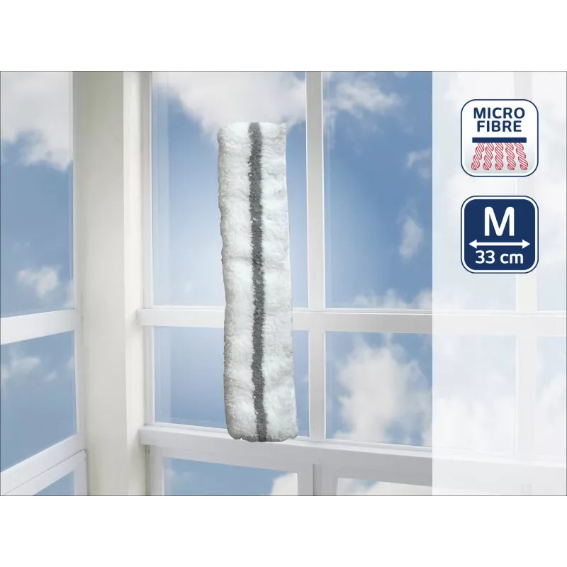 LEIFHEIT Ersatz-Gummilippe für Classic Fensterwischer, 33 cm, Schwarz
