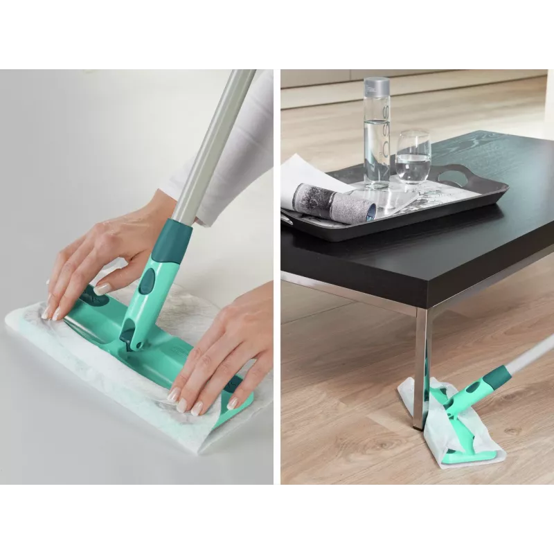 LEIFHEIT Clean & Away S Bodenbürste mit Stiel-Set 26cm