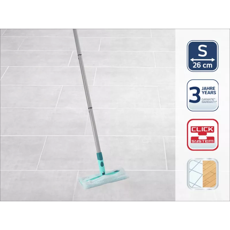 LEIFHEIT Clean & Away S Bodenbürste mit Stiel-Set 26cm