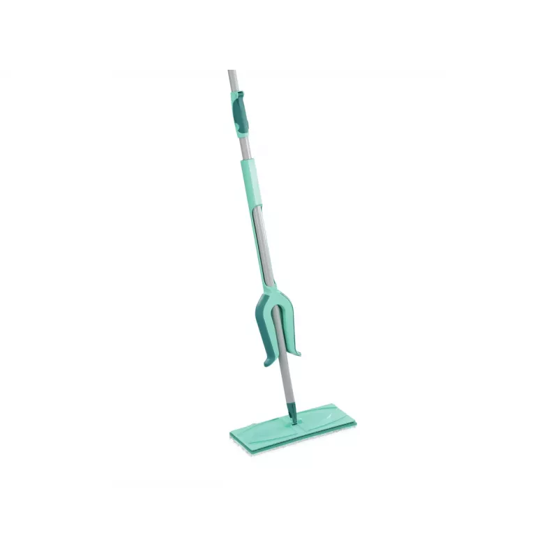 LEIFHEIT Picobello M Micro Duo Bodenwischer mit Teleskopstiel, 33 cm Reinigungsbreite, Grün/Weiß