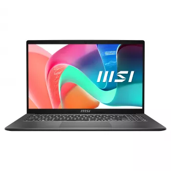 MSI Modern 15 F1MG-1246FRNN 15,6 inch Full HD IPS Laptop, Intel Core i5-1235U, 16GB RAM, 512GB SSD, Windows 11 Pro, französische AZERTY-Tastatur, Classic Black