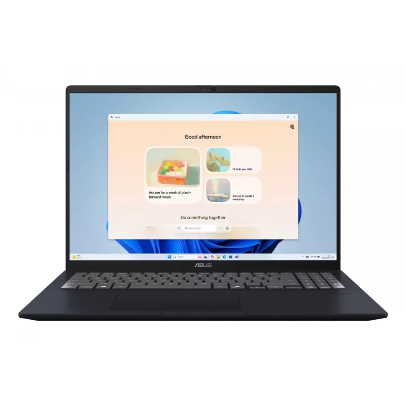 ASUS Vivobook 16 X1607CA-MB110W Intel Core Ultra 5 225H 16 inch WUXGA 16GB DDR5 512GB SSD Wi-Fi 6 Windows 11 Home Blauer Laptop