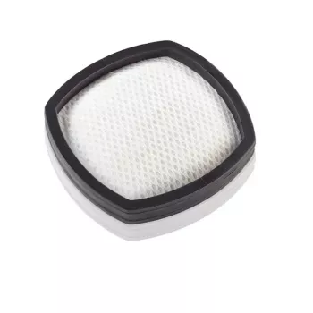 LEIFHEIT Micro-Filter MIF für Regulus PowerVac 2in1 Akku-Staubsauger – Waschbarer & wiederverwendbarer Ersatzfilter, filtert Feinstaub, Allergene & Tierhaare, Weiß/Grau