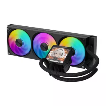 DarkFlash DV360S MAX 360mm ARGB AIO Flüssigkeits-CPU-Kühler - Schwarz