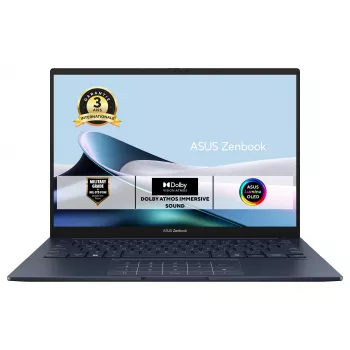 ASUS Zenbook 14 UX3405CA-ISSQD0X Intel Core Ultra 7 155H 16GB RAM 512GB SSD 14 inch OLED 2.8K 120Hz Windows 11 Pro Deutsch QWERTZ Ponder Blue