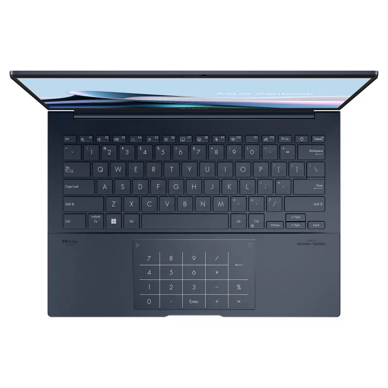 ASUS Zenbook 14 UX3405CA-ISSQD0X Laptop, 14 Zoll WUXGA OLED, Intel Core Ultra 7 255H, 16GB LPDDR5x, 512GB SSD, Windows 11 Pro, französische AZERTY-Tastatur