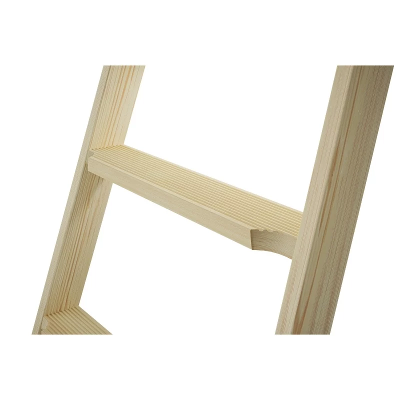 HAILO H77 ComfortLine Beidseitige Holz-Stehleiter 2x5 Stufen