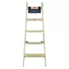 HAILO H77 ComfortLine Beidseitige Holz-Stehleiter 2x5 Stufen