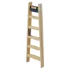 HAILO Doppelseitige Leiter H77 ComfortLine Holz 2x6 Stufen