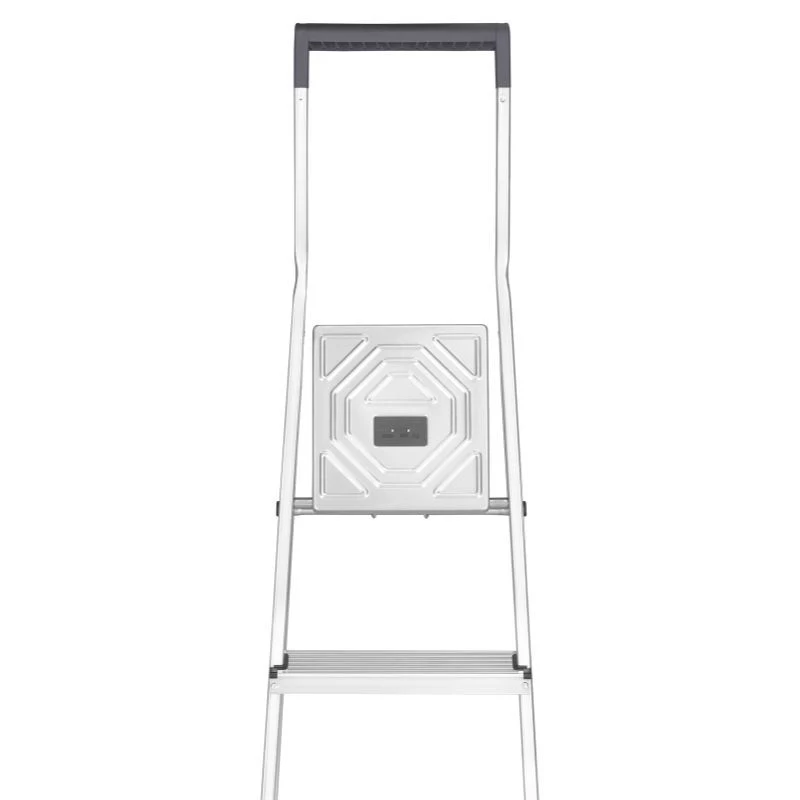 Hailo L40 StandardLine 4-stufige Aluminium-Sicherheits-Stehleiter mit Multifunktionsablage, 150 kg Traglast, EN 131