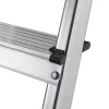 Hailo L40 StandardLine 4-stufige Aluminium-Sicherheits-Stehleiter mit Multifunktionsablage, 150 kg Traglast, EN 131