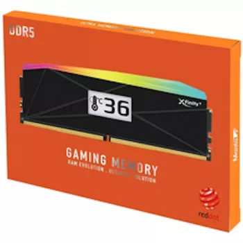 V-Color Manta XFinity+ aRGB 32GB (2x16GB) DDR5-6000 CL28 Desktop-Arbeitsspeicher-Kit, Schwarz