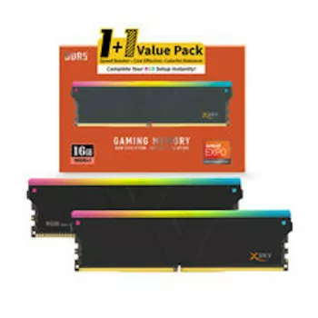 V-Color Manta XSky RGB 16GB DDR5-6000 CL28 EXPO Speichermodul, Schwarz