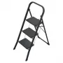 HAILO K44 StandardLine Klapptritt, 3 Stufen, Sicherheitsbügel, Schwarz, 150 kg