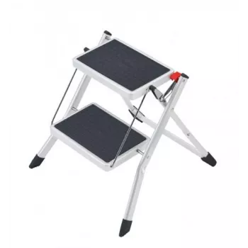 HAILO Klapptritt MK60 StandardLine Stahl 2 Stufen Weiß