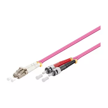 GoodConnections ST Multimode OM2 Duplex LWL Patchkabel, 5m, LSZH, Orange