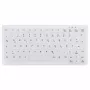 CONTOUR DESIGN Active Key MedicalKey AK-C4110 kabellose Tastatur, QWERTZ DE, Weiß, IP68 desinfizierbar, wiederaufladbar