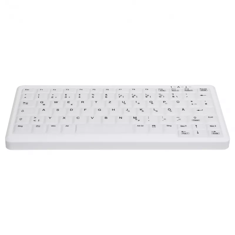 CONTOUR DESIGN Active Key MedicalKey AK-C4110 kabellose Tastatur, QWERTZ DE, Weiß, IP68 desinfizierbar, wiederaufladbar