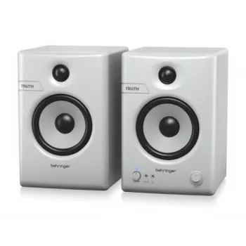 Behringer TRUTH 5 BT-WH 5,25 inch 2-Wege Aktiv-Studiomonitor mit Bluetooth (Weiß, Paar)
