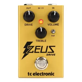 TC Electronic Zeus Drive Overdrive-Pedal - Analoger Klon Centaur inspirierter Schaltkreis, True Bypass, Kompaktes Druckguss-Metallgehäuse, 9V DC