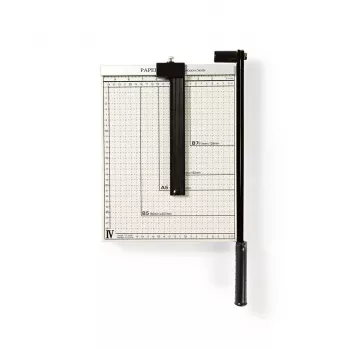 Nedis PACU110A4 Rotations-Papierschneider A4 10 Blatt Schwarz Grau