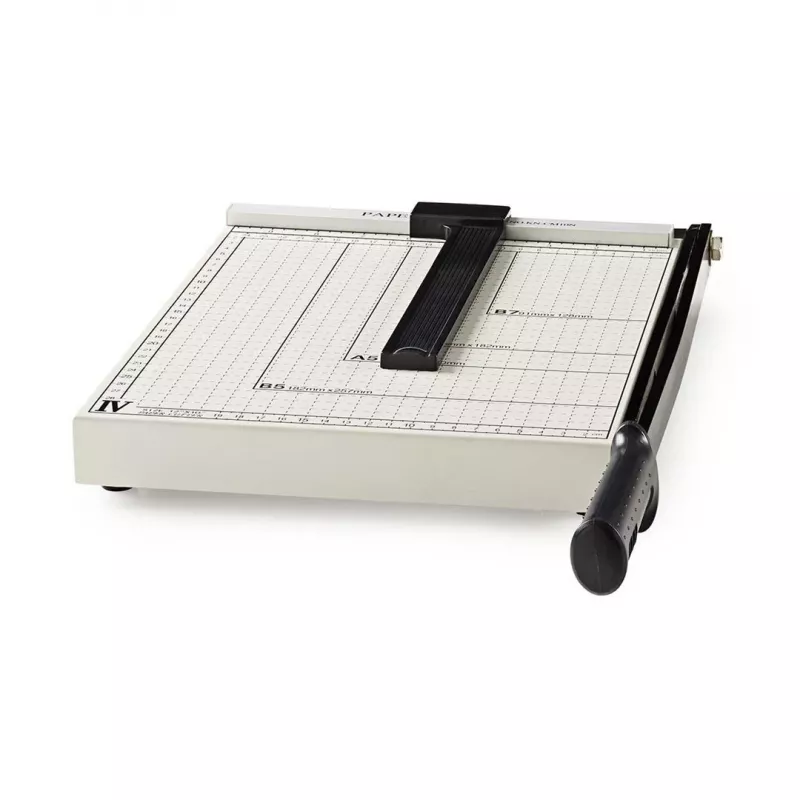 Nedis PACU110A4 Rotations-Papierschneider A4 10 Blatt Schwarz Grau