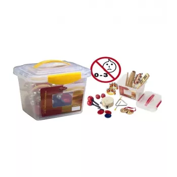 Stagg CPK 02 5-teiliges Junior-Schlagzeug mit Pappel-Kesseln, Becken, Hardware und Hocker – Ideal für Kinder im Alter von 3-10 Jahren