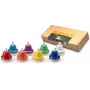 Stagg TB SET - 8-Ton diatonische Tischglocken mit Druckknopfmechanismus, farbcodiert, C5-C6