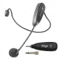 Stagg SUW 12H-BK UHF-Funk-Headset-System mit Taschensender und Tisch-Empfänger, 12 Kanäle, Schwarz